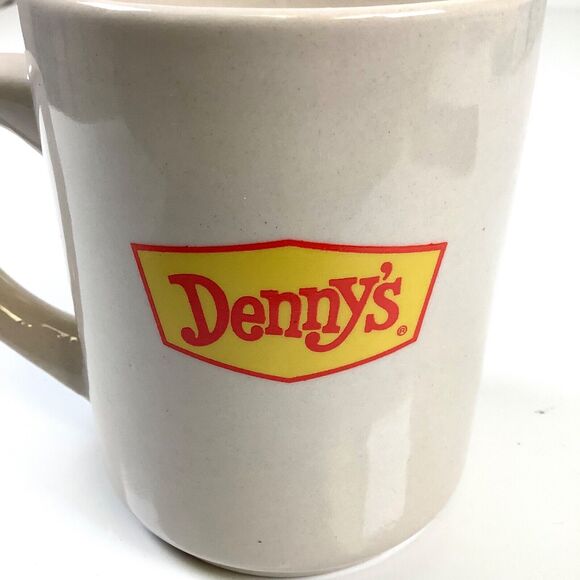 Vtg Denny's Magic Color Heat Activated ORNAMENT Mug Coffee Cup IN BOX w/ Extras! - Picture 9 of 9